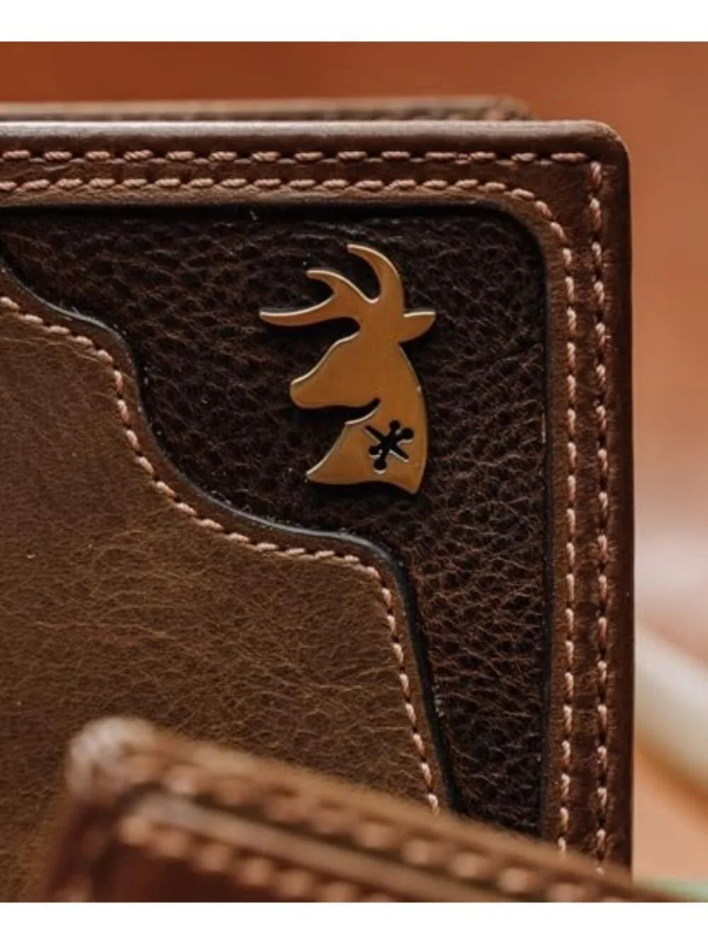 Deer Ornament Long Bifold Wallet | Stylish Hunting & Rodeo Accessory